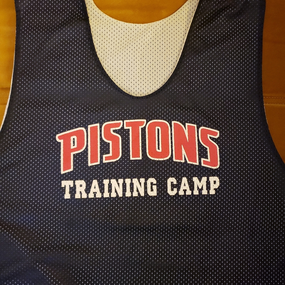 Detroit Pistons Training Camp basketball jersey